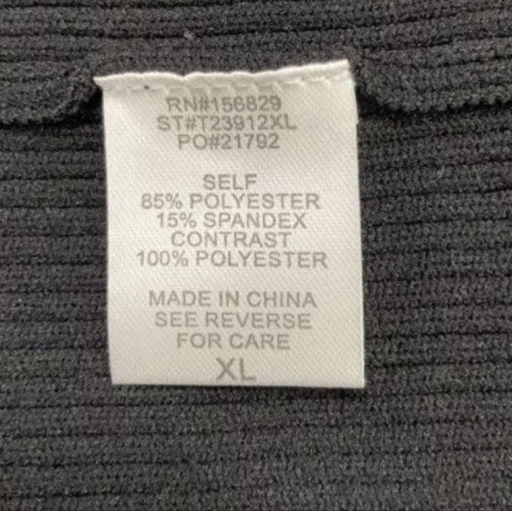 White Birch Lace adorned Mesh Sleeve Knit Top Black Shirt Size XL NWT MSRP $54.9 - Picture 8 of 8